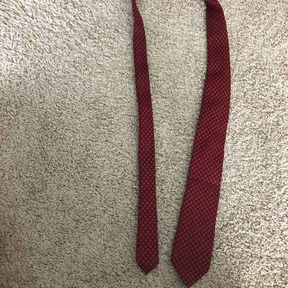 VNTG Italian 100% silk Foulard Tie - Picture 2 of 3